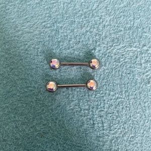 Neometal Threadless 14g Nipple Barbells